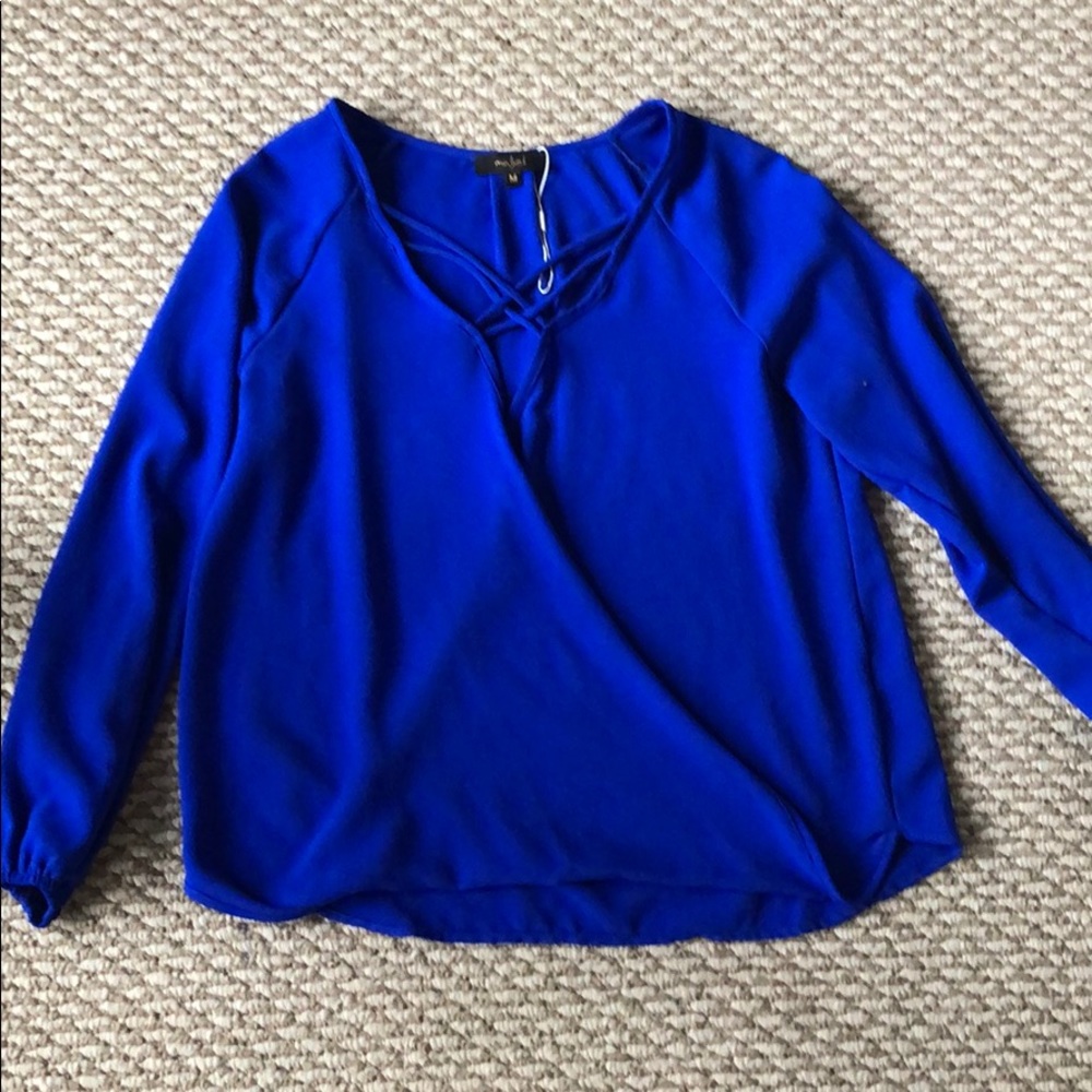Mabel, Blue, Blouse